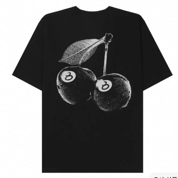 [BUNJANG] Stussy Cherry Short Sleeve T-Shirt Black M / (급처) 스투시 체리 반팔티 블랙 M