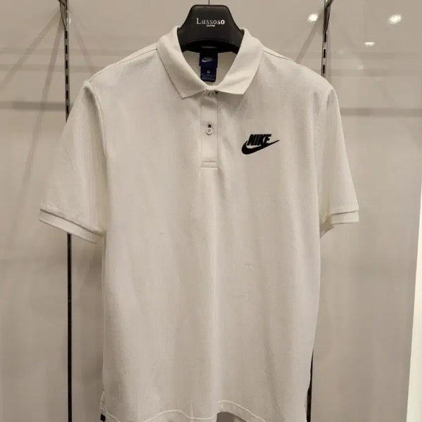 [BUNJANG] Nike Men's White Cotton Short Sleeve Polo Shirt XL / 나이키 반팔 카라티 XL(새상품)