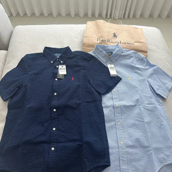 [BUNJANG] Polo Boys Linen Short Sleeve Shirt / 폴로 보이즈 린넨 반팔 셔츠