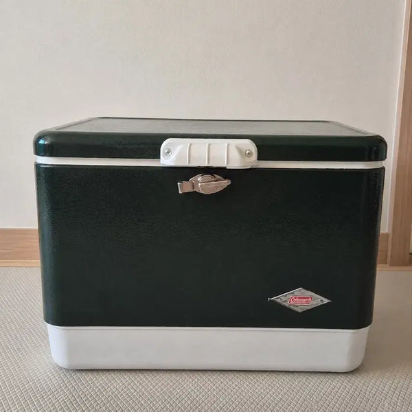 [BUNJANG] Coleman 54 Quart Cooler Box Green/White / 콜맨 아이스박스 그린 화이트 54쿼터
