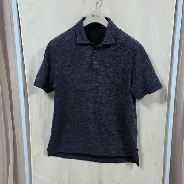 [BUNJANG] Hazzys Linen Blend Short Sleeve T-Shirt (Size 105) / 헤지스린넨혼방반팔티셔츠(105)