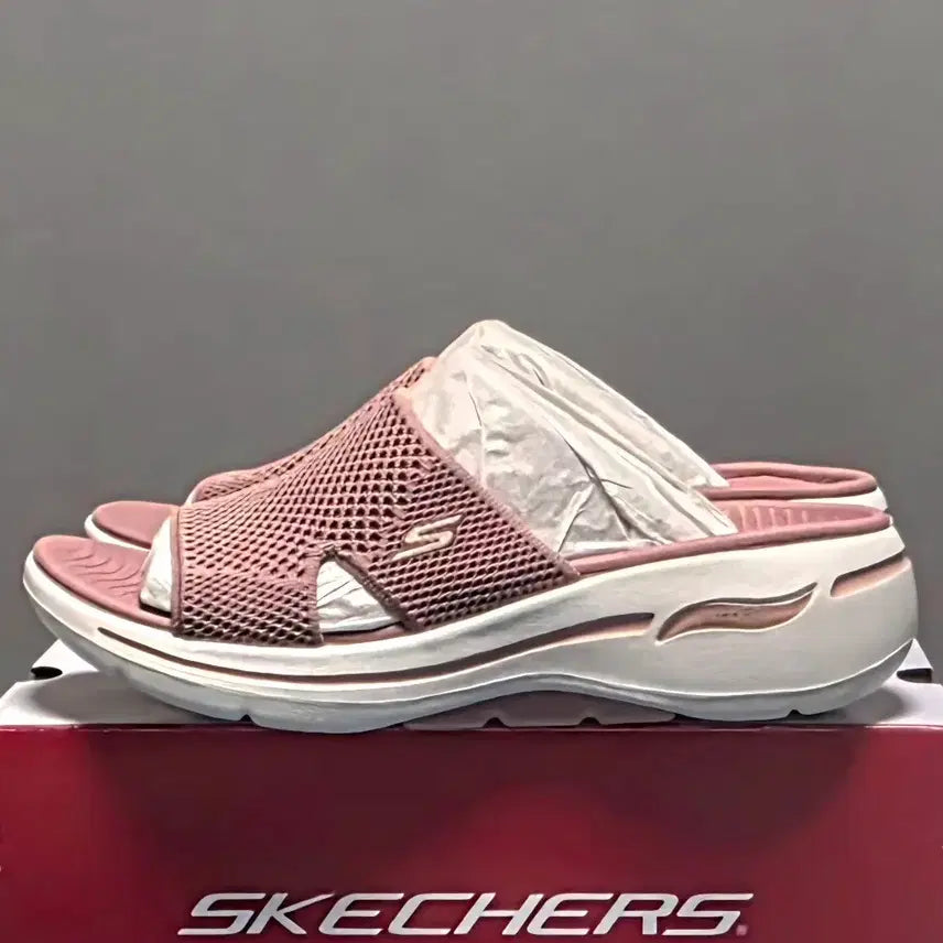 [BUNJANG] Skechers Go Walk Arch Fit Sandals Pink 240 / 스케쳐스 고워크 아치핏 샌들 240 [새상품]