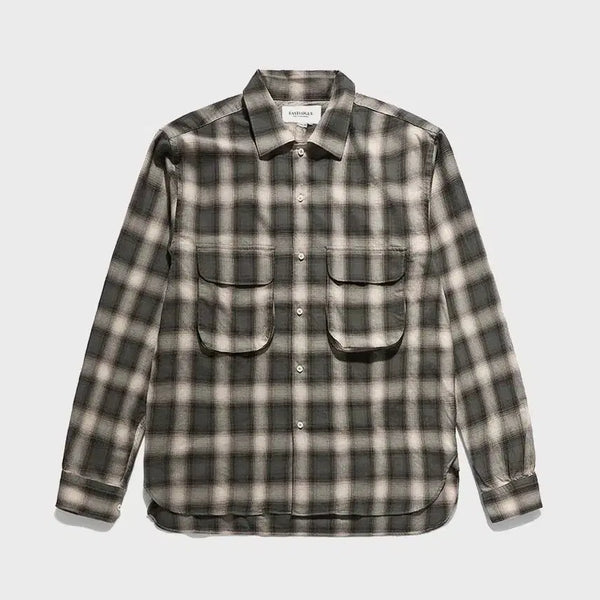 [BUNJANG] Eastlogue Comfy Wide Shirts Green Ombre Check / [L] 이스트로그 컴피 와이드 셔츠 그린옴브레체크