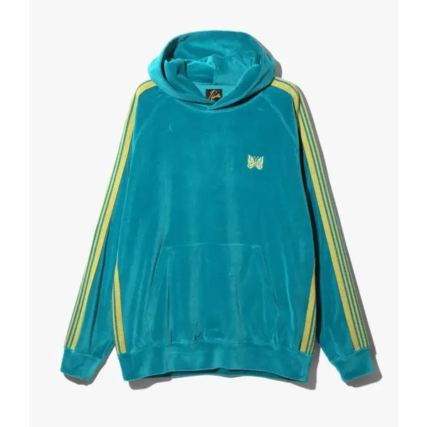 [BUNJANG] Needles Velour Track Hoodie / 니들스 트랙 후드티 벨루어