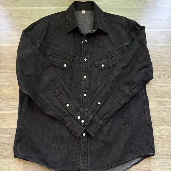 [BUNJANG] Homegrown Supply Denim Shirt / 홈그로운서플라이 데님 셔츠