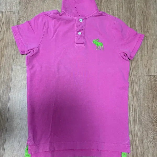 [BUNJANG] Abercrombie Short Sleeve Polo T-Shirt / 아베크롬비 반팔 티셔츠