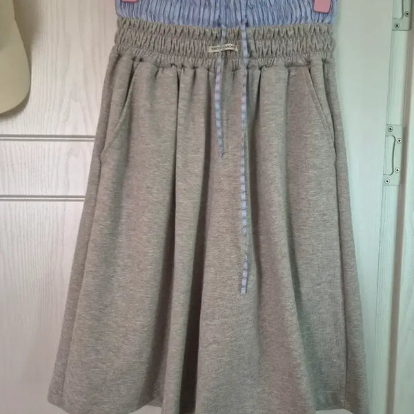 [BUNJANG] Gray Banding Training Shorts (New) / 그레이 밴딩 트레이닝 반바지(새상품)