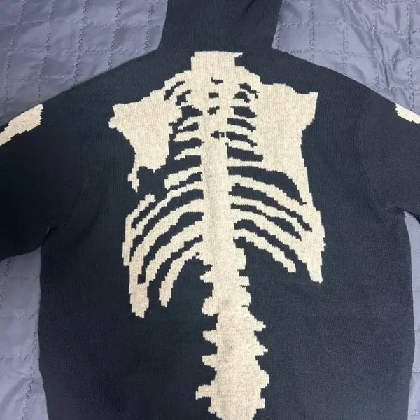 [BUNJANG] Capital 5G Wool Hooded Sweater Black / 캐피탈 5G 울 본 후드 스웨터 블랙