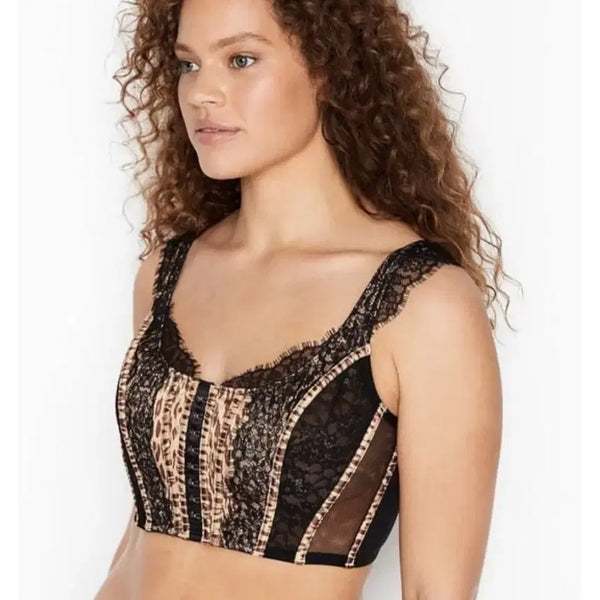[BUNJANG] Victoria's Secret Dream Angels Black Bralette & Thong Lingerie Set S/XS / 빅토리아 시크릿 드림엔젤 블랙 뷔스티에 티팬티 세트 S/XS