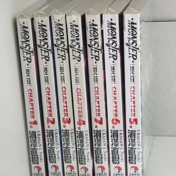 [BUNJANG] Naoki Urasawa Monster Manga Vol. 1-7 (First Edition) / 우라사와 나오키 몬스터 만화책 구판 고전 7권