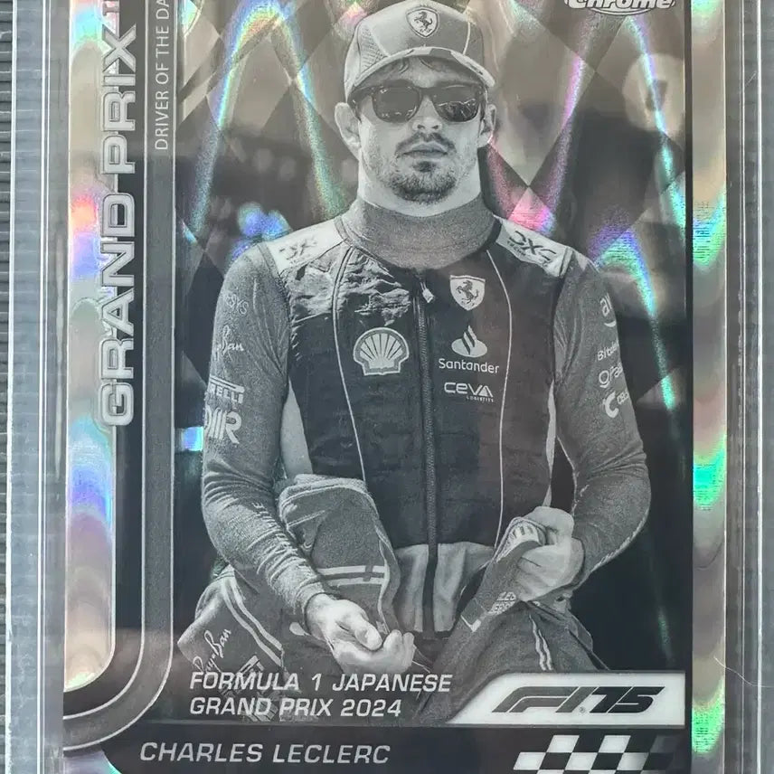 [BUNJANG] 2025 F1 Tops Chrome Charles Leclerc Raywave Card / 2025 F1 탑스 크롬 찰스 르클레르 레이웨이브 카드