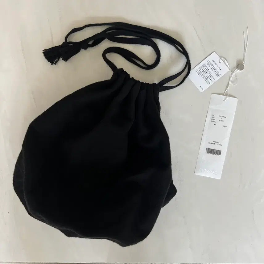 [BUNJANG] Comore Cotton Nell Pouch Black / 코모리 코튼넬 파우치