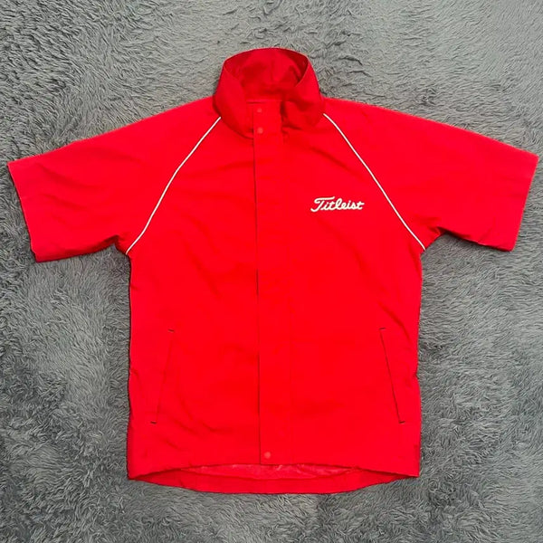 [BUNJANG] Titleist Red Swing Short Sleeve Jacket XL / (정품) 타이틀리스트 레드 스윙 반팔 자켓 XL