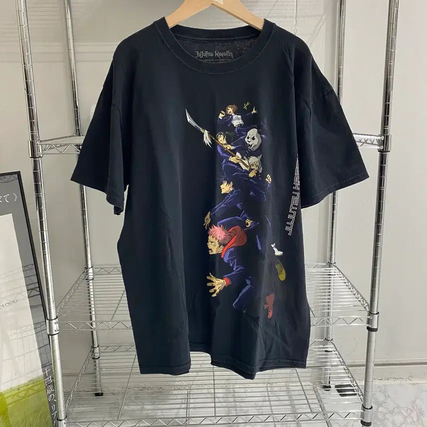 [BUNJANG] Jujutsu Kaisen Official Animation T-Shirt / 주술회전 오피셜 애니메이션 티셔츠 애니티