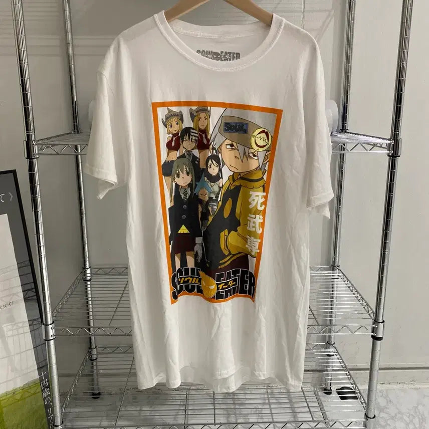 [BUNJANG] Soul Eater 00s Vintage Animation T-Shirt / 소울이터 00s 빈티지 애니메이션 티셔츠 애니티
