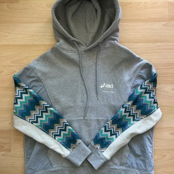 [BUNJANG] Andersson Bell x ASICS Contrast Hoodie / 앤더슨벨 x 아식스 콘트라스트 후드티