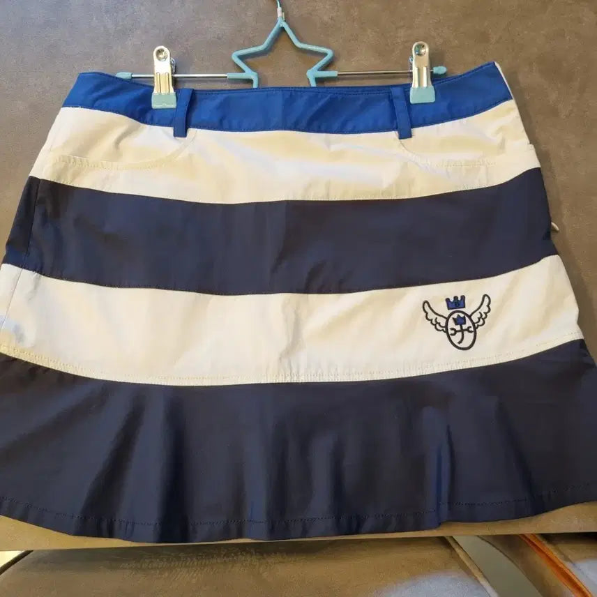[BUNJANG] Castelbajac Skirt Navy White Size 70 / 까스텔바작 스커트 네이비 화이트  70