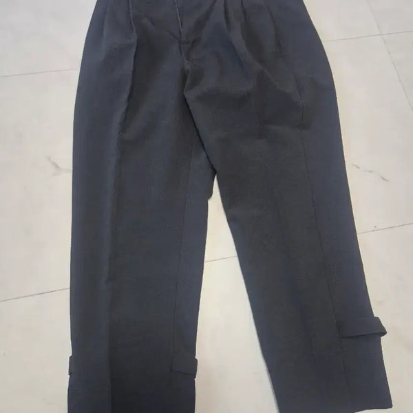 [BUNJANG] Black Hip Slacks Pants / 검정색 힙한 슬랙스 바지