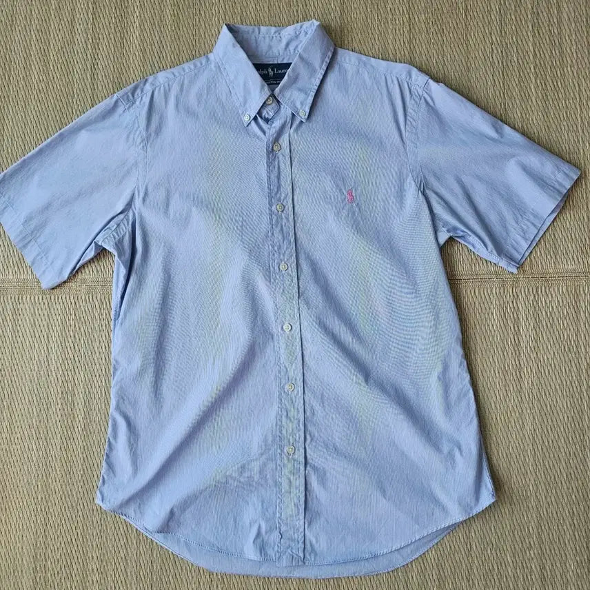 [BUNJANG] Polo Ralph Lauren Striped Short Sleeve Shirt L / 폴로 잔스트라이프 셔츠 L