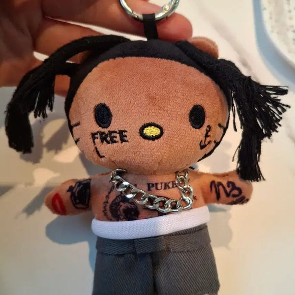 [BUNJANG] Travis Scott Hello Kitty Plush Keychain / 트래비스 스캇 헬로키티 인형 키링