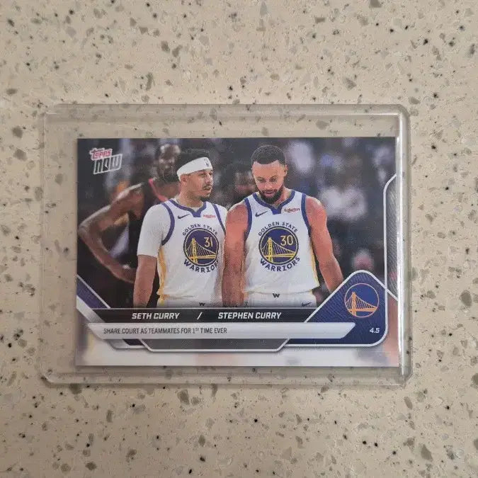 [BUNJANG] Topps Now Steph Curry & Klay Thompson "Splash Brothers" Card / (탑스나우)커리 형제 244