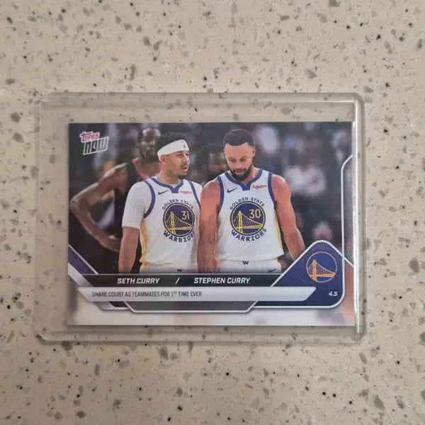 [BUNJANG] Topps Now Steph Curry & Klay Thompson "Splash Brothers" Card / (탑스나우)커리 형제 244