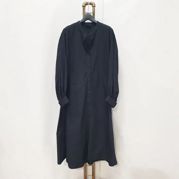 [BUNJANG] COS Cotton Long Dress Black Size 40 (66) / (JJ30385)코스 코튼 롱 원피스 40(66정도)