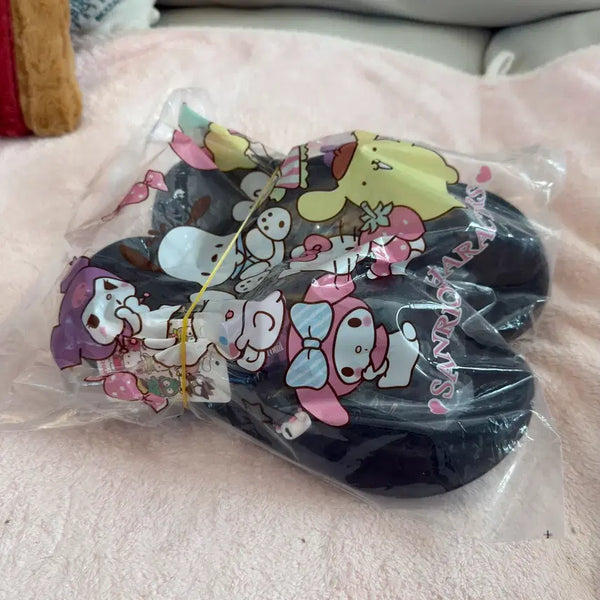 [BUNJANG] Sanrio Kuromi Mini Figure Flip-Flops / 산리오 쿠로미 쪼리