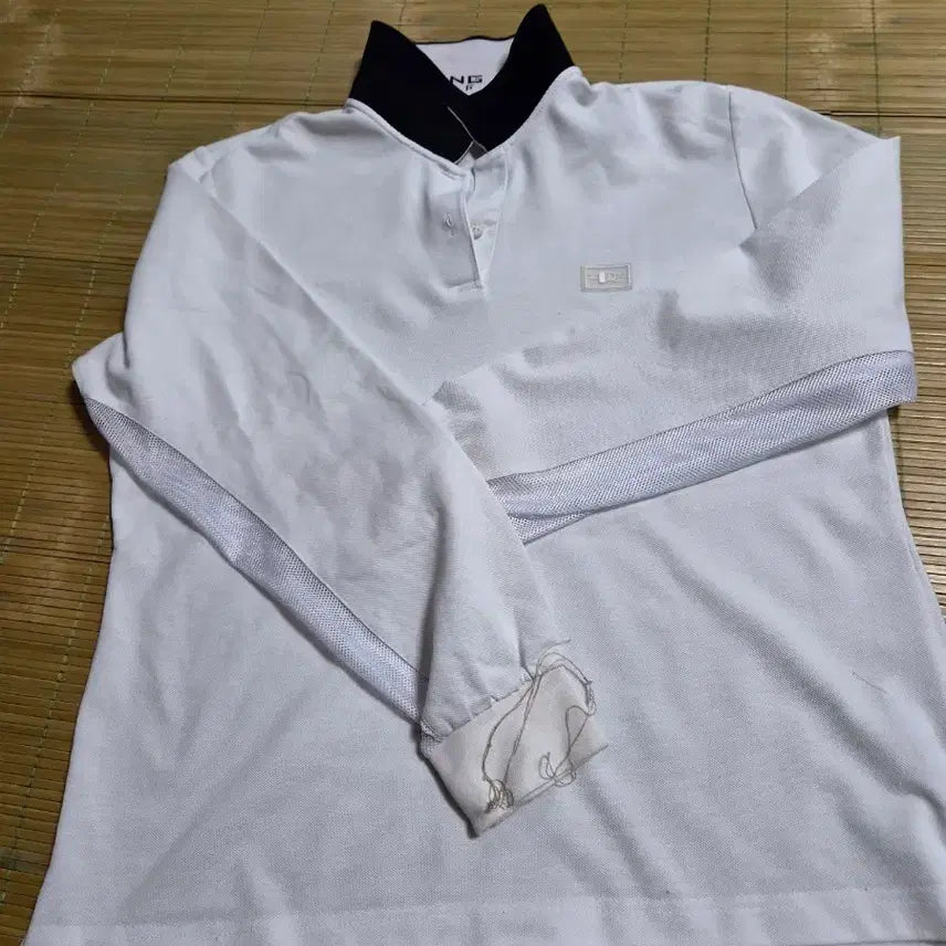 [BUNJANG] Ping Golf White Long Sleeve Polo Shirt / 핑골프 화이트 긴팔 티