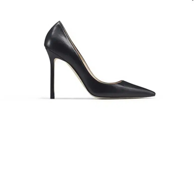 [BUNJANG] Six Half Lena Black Kid Skin Heels 230 / 식스앤어하프 구두 230