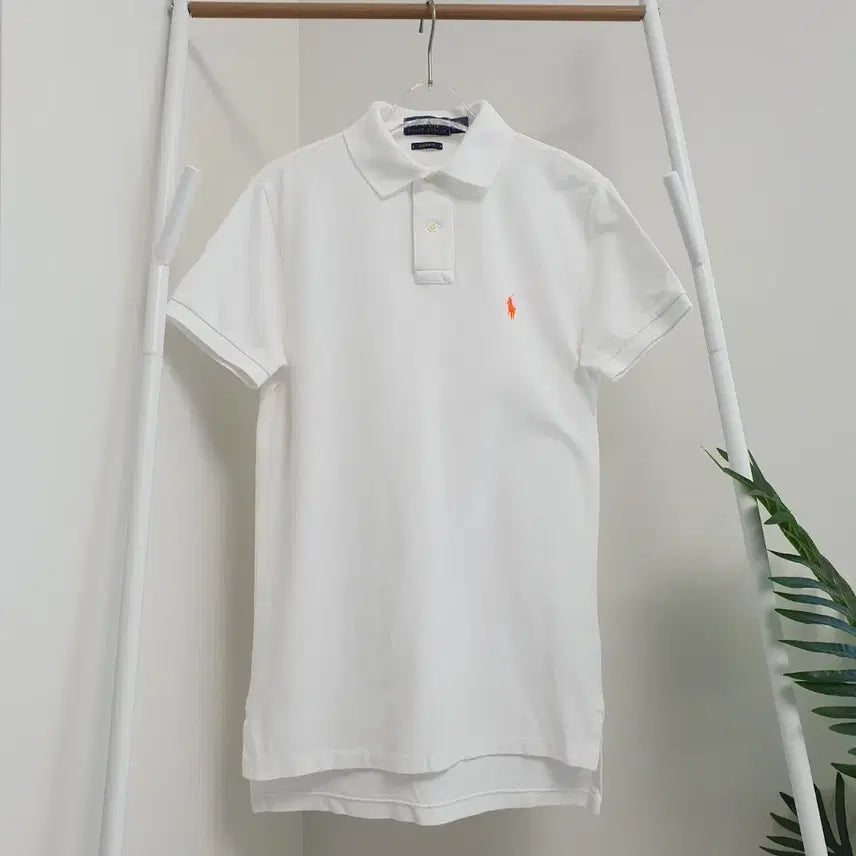 [BUNJANG] Polo Ralph Lauren White Short Sleeve Polo Shirt / 폴로 랄프로렌 화이트 반팔카라티