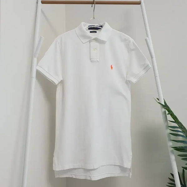[BUNJANG] Polo Ralph Lauren White Short Sleeve Polo Shirt / 폴로 랄프로렌 화이트 반팔카라티