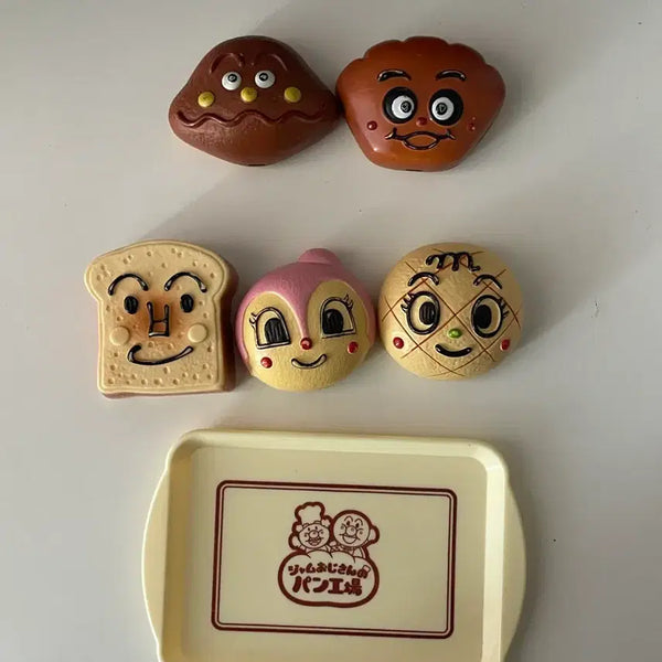 [BUNJANG] Vintage Anpanman Bakery Figure Bundle Set / (일괄)호빵맨 베이커리 빵집 고전 피규어