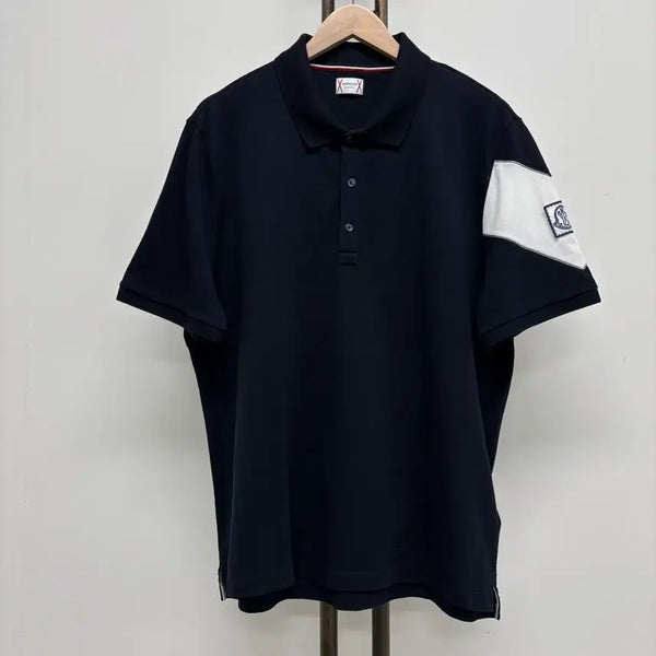 [BUNJANG] Moncler Gamme Bleu PK Collar T-Shirt Navy XXL / [XXL]몽클레어 감마블루 pk 카라티