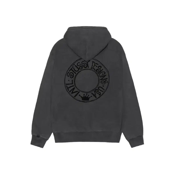 [BUNJANG] Stussy Buana Pigment Hooded Sweatshirt Charcoal / 스투시 부아나 피그먼트 후드티