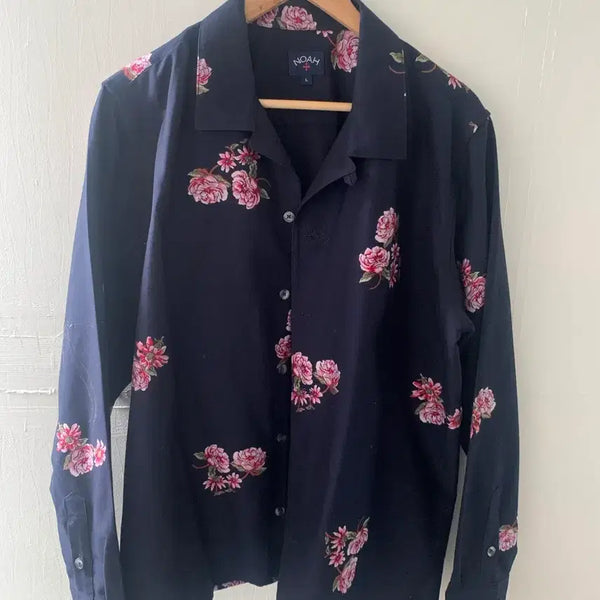 [BUNJANG] NOAH Flower Pattern Shirt Jacket L / NOAH 플라워 패턴 셔츠 자켓 L