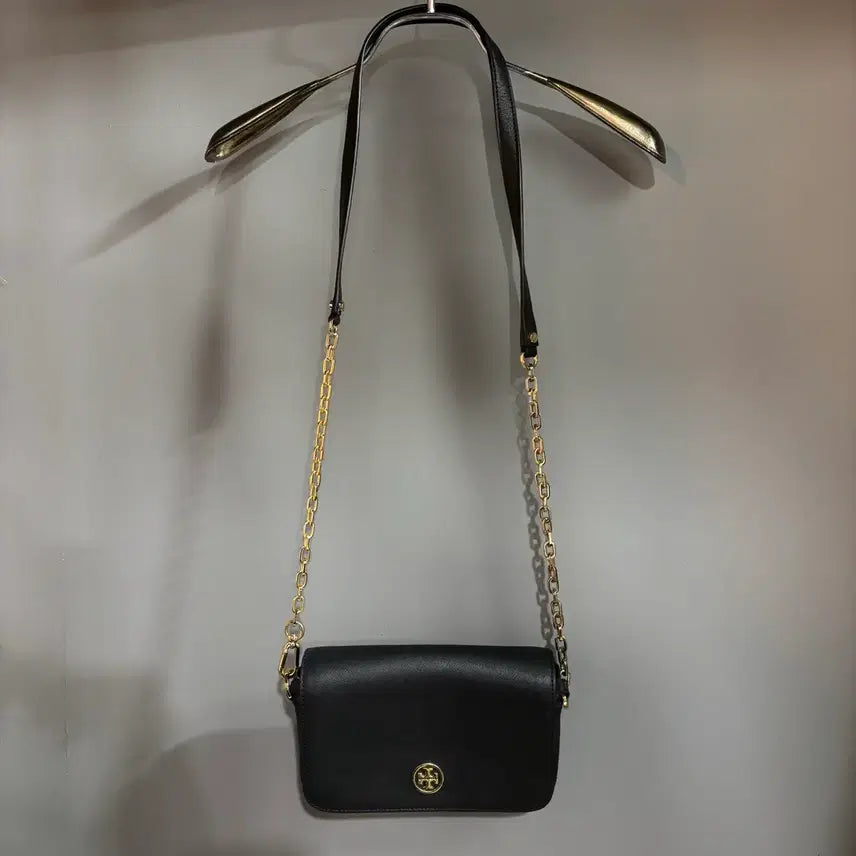 [BUNJANG] Tory Burch Black Chain Crossbody Bag / 토리버치 블랙 체인 크로스백 가방