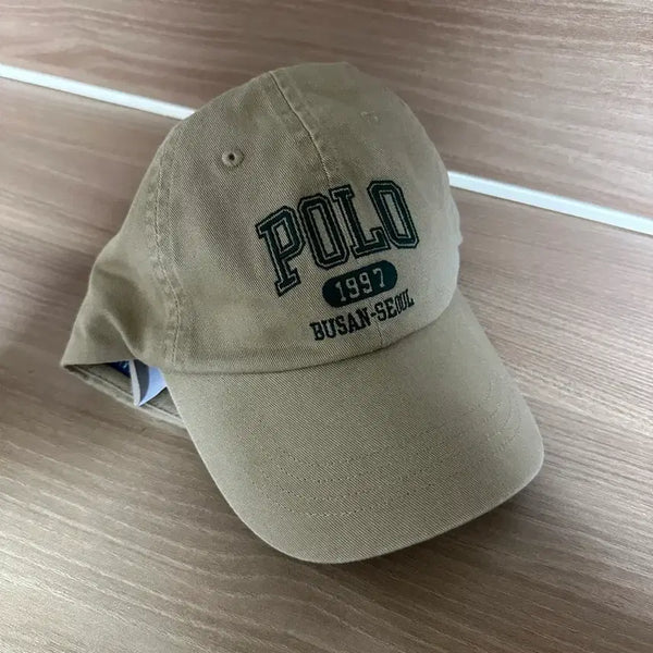 [BUNJANG] Polo x Cassina Seoul Busan Beige Ball Cap / 폴로 카시나 서울 부산 볼캡 베이지