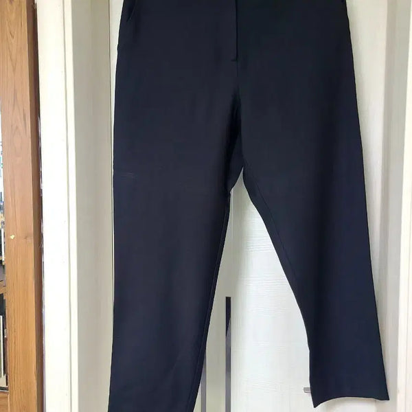 [BUNJANG] Women's Black Wool Blend Slacks - Size L / 슬랙스 검정 여성 바지