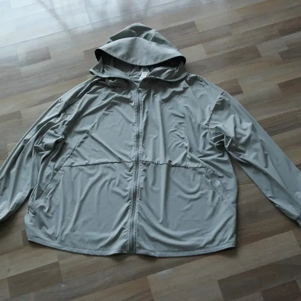 [BUNJANG] Nylon Blend Hooded Zip-Up Jacket - Size 105 / 배네언더후드집업/105사이즈/새제품수준