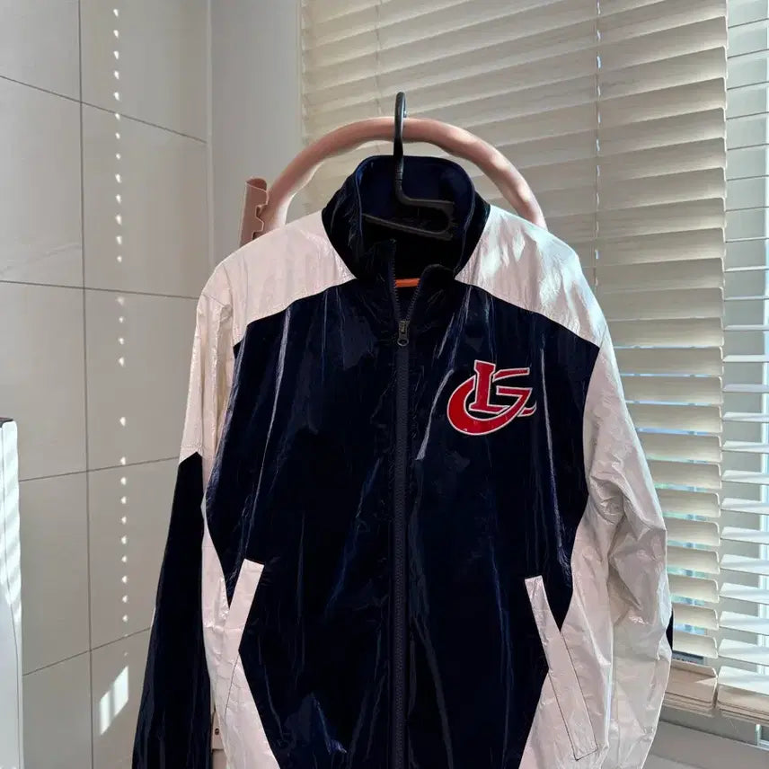 [BUNJANG] Lotte Giants Retro Color Block Jacket Size 90 / 롯데자이언츠 레트로 배색자켓 90사이즈