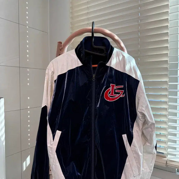 [BUNJANG] Lotte Giants Retro Color Block Jacket Size 90 / 롯데자이언츠 레트로 배색자켓 90사이즈