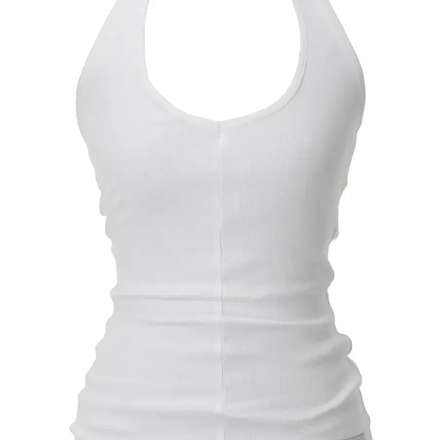 [BUNJANG] Inegi Tactile Halter Sleeveless Top / 이네기 Tactile Halter Sleeveless 홀터 슬리브 나시