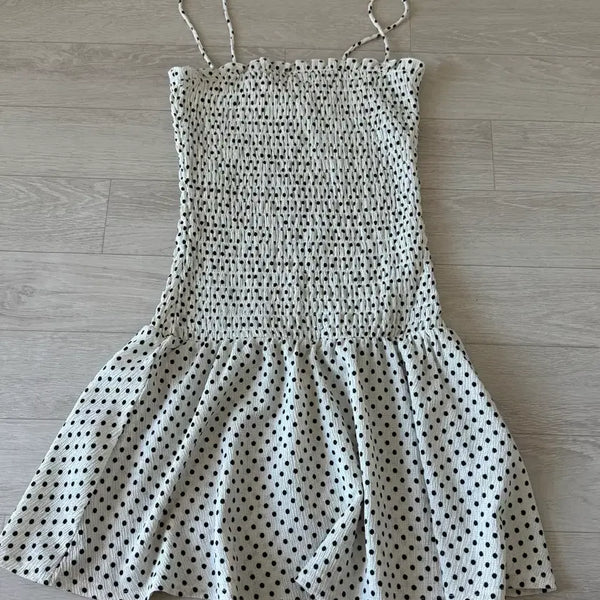 [BUNJANG] H&M Polka Dot Bustier Dress / H&M 도트 뷔스티에