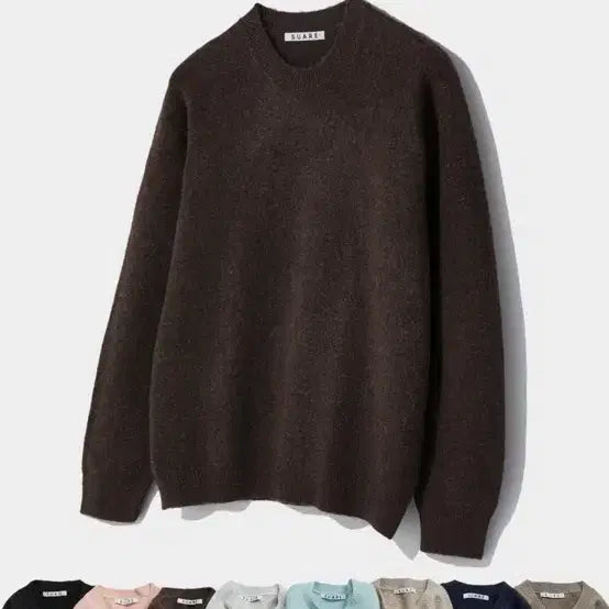[BUNJANG] Suare Brown Knit Sweater (M) / 수아레 브라운 니트 m 새상품