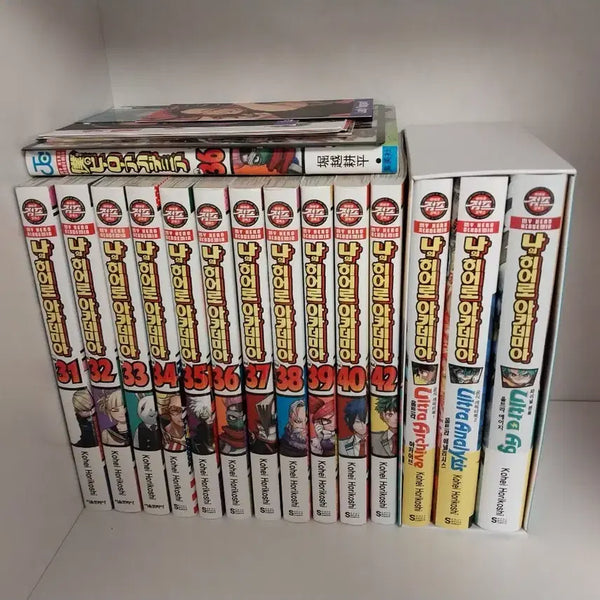 [BUNJANG] My Hero Academia Manga Volumes 31-42 (Excluding Vol. 41) / 급처 만화책 후반부 나의히어로아카데미아 만화책