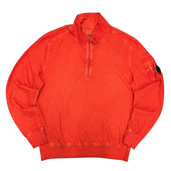 [BUNJANG] CP Company Washed Half-Zip Lens Sweatshirt 2XL / CP컴퍼니 워시드 하프집업 렌즈 스웻셔츠(2XL)