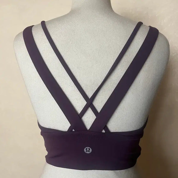[BUNJANG] Lululemon Purple Sports Bra Top - Size S / 룰루레몬 브라탑 퍼플 s