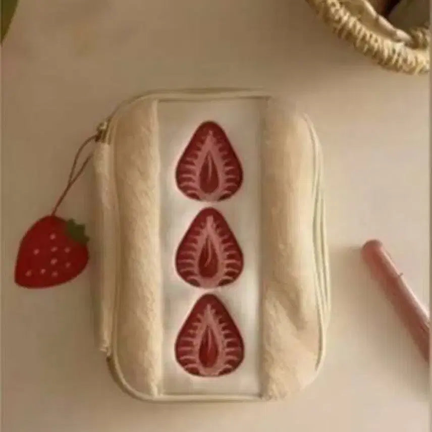 [BUNJANG] Strawberry Sandwich Pouch / 새상품/당일출고) 딸기 샌드위치 파우치