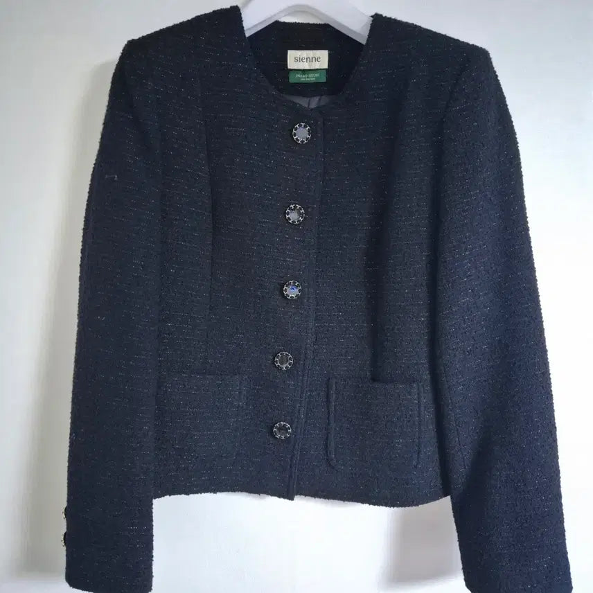 [BUNJANG] Sienne Matilda Tweed Jacket Black S / 시엔느 마틸다 트위드 자켓 블랙 S